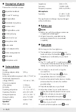 Предварительный просмотр 13 страницы Silvercrest SGH 7 A2 Operation And Safety Notes