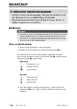 Preview for 21 page of Silvercrest SHC 2000 A1 Operating Instructions Manual