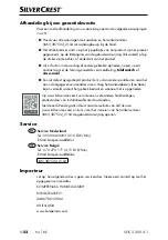 Preview for 55 page of Silvercrest SHC 2000 A1 Operating Instructions Manual