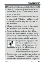 Предварительный просмотр 10 страницы Silvercrest SHD 7.4 A1 Operating Instructions Manual