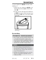 Предварительный просмотр 94 страницы Silvercrest SHE 3 B2 Operating Instructions Manual