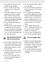 Preview for 9 page of Silvercrest SHF 1500 B1 Operation And Safety Notes