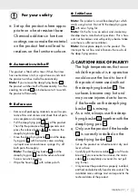 Preview for 10 page of Silvercrest SHF 1500 B1 Operation And Safety Notes