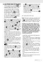 Preview for 12 page of Silvercrest SHF 1500 B1 Operation And Safety Notes