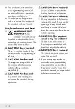 Preview for 12 page of Silvercrest SHFD 1350 A1 Operation And Safety Notes