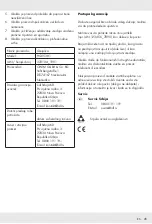 Preview for 45 page of Silvercrest SHLF 2000 D1 Operation And Safety Notes