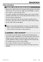 Preview for 6 page of Silvercrest SHM 300 B1 Operating Instructions Manual