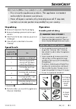 Preview for 8 page of Silvercrest SHM 300 B1 Operating Instructions Manual