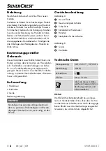 Preview for 45 page of Silvercrest SHM 300 B1 Operating Instructions Manual