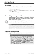 Preview for 14 page of Silvercrest SHOM 1000 A1 Operating Instructions Manual