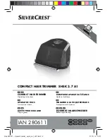 Silvercrest SHSK 3.7 A1 Operating Instructions Manual preview