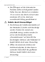 Preview for 14 page of Silvercrest SIKP 2000 F1 KAT Operating Instructions And Safety Instructions