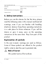 Preview for 38 page of Silvercrest SIKP 2000 F1 KAT Operating Instructions And Safety Instructions