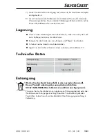 Предварительный просмотр 16 страницы Silvercrest SKA 1000 A1 Operating Instructions Manual