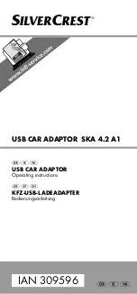 Silvercrest SKA 4.2 A1 Operating Instructions Manual предпросмотр