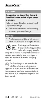 Предварительный просмотр 7 страницы Silvercrest SKA 4.2 A1 Operating Instructions Manual