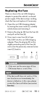 Preview for 14 page of Silvercrest SKA 4.2 A1 Operating Instructions Manual