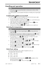 Preview for 14 page of Silvercrest SKD 2300 D4 Operating Instructions Manual