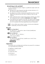 Preview for 42 page of Silvercrest SKD 2300 D4 Operating Instructions Manual