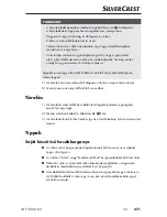 Preview for 40 page of Silvercrest SKF 2800 B2 Operating Instructions Manual