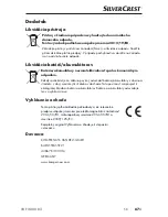 Preview for 90 page of Silvercrest SKF 2800 B2 Operating Instructions Manual