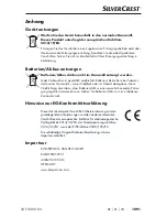 Preview for 112 page of Silvercrest SKF 2800 B2 Operating Instructions Manual