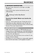 Preview for 58 page of Silvercrest SKF 2800 B3 Operating Instructions Manual