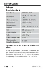 Предварительный просмотр 59 страницы Silvercrest SKIR 32 B1 Operating Instructions Manual