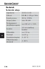 Предварительный просмотр 117 страницы Silvercrest SKIS 32 B1 Operating Instructions Manual