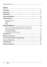 Preview for 4 page of Silvercrest SKS 15 B1 User Manual And Service Information