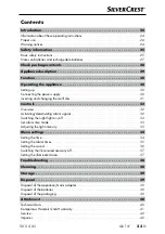 Предварительный просмотр 26 страницы Silvercrest SKS 4 A1 Operating Instructions And Safety Instructions