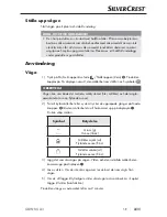 Предварительный просмотр 34 страницы Silvercrest SKWS 5 A1 Operating Instructions Manual