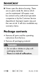 Preview for 15 page of Silvercrest SLAL 2 B2 Operating Instructions Manual