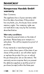 Preview for 27 page of Silvercrest SLAL 2 B2 Operating Instructions Manual