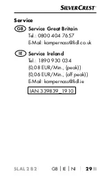 Предварительный просмотр 32 страницы Silvercrest SLAL 2 B2 Operating Instructions Manual