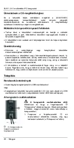 Preview for 21 page of Silvercrest SLB 1.2 A1 User Manual And Service Information