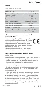 Предварительный просмотр 78 страницы Silvercrest SLB 1.2 D2 Operating Instructions Manual