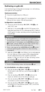 Предварительный просмотр 48 страницы Silvercrest SLB 1.2 E3 Operating Instructions And Safety Instructions