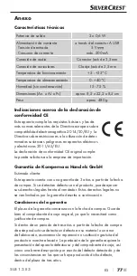 Предварительный просмотр 77 страницы Silvercrest SLB 1.2 E3 Operating Instructions And Safety Instructions