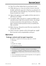 Preview for 12 page of Silvercrest SLE 320 C4 Operating Instructions Manual