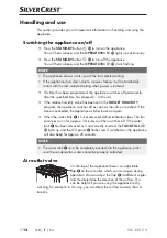 Preview for 15 page of Silvercrest SLE 320 C4 Operating Instructions Manual