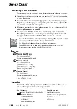 Preview for 27 page of Silvercrest SLE 320 D5 Operating Instructions Manual