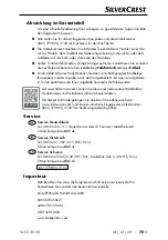 Preview for 78 page of Silvercrest SLE 320 D5 Operating Instructions Manual