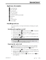 Preview for 10 page of Silvercrest SLE 500 A1 Operating Instructions Manual