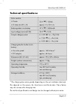 Preview for 7 page of Silvercrest SLS 2200 A1 User Manual And Service Information