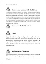 Preview for 10 page of Silvercrest SLS 2200 A1 User Manual And Service Information