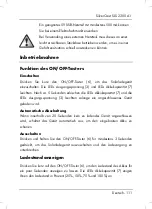 Preview for 113 page of Silvercrest SLS 2200 A1 User Manual And Service Information