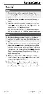 Предварительный просмотр 10 страницы Silvercrest SLS 3 A1 Operating Instructions Manual