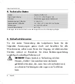 Preview for 8 page of Silvercrest SLSN 3 A1 Operating Instructions And Safety Instructions