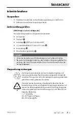 Preview for 10 page of Silvercrest SLXL 20 A1 Operating Instructions And Safety Instructions